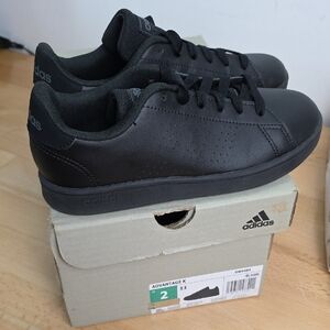 Adidas Black Sneakers kids Size 2